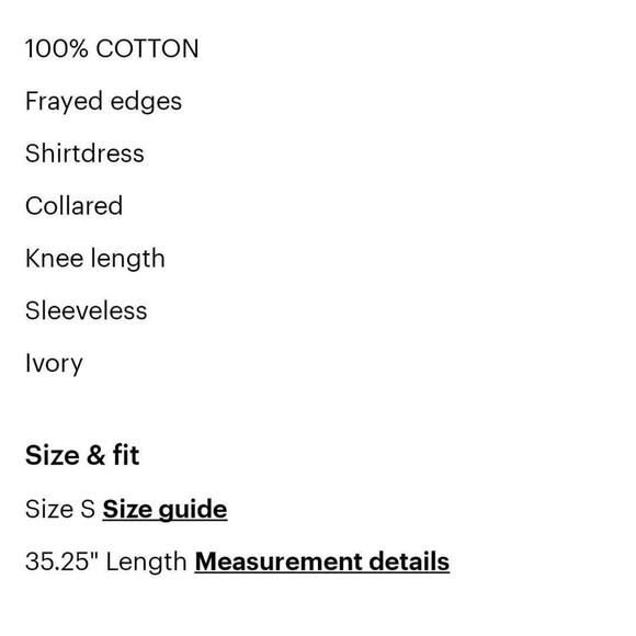 LC Lauren Conrad Casual Shirt dress, Small, Like New - Picture 7 of 7